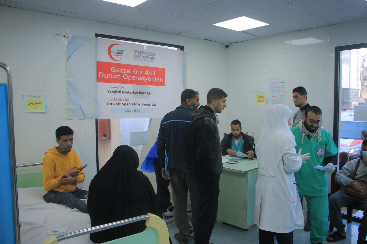 Kuveyt Hastanesinde Hizmetlerimiz Sürüyor