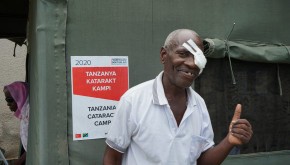 We Have a Guest at Our Tanzania Cataract Camp!