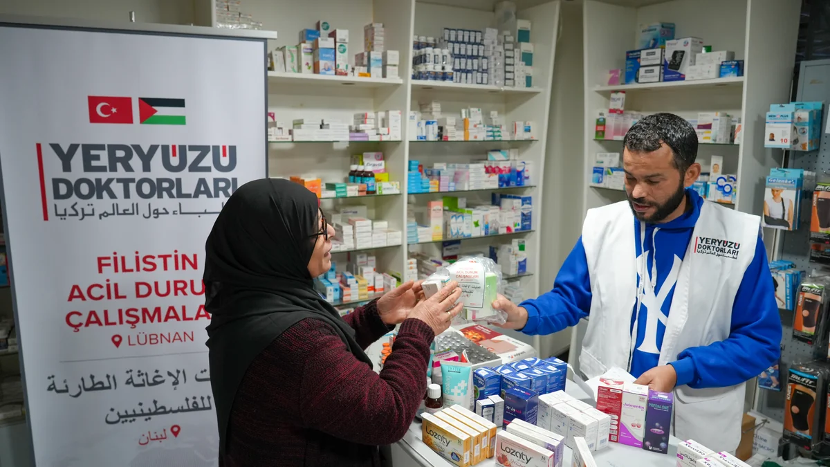 Yeryüzü Doktorları’ndan Lübnan’da Yaşayan Filistinlilere Destek